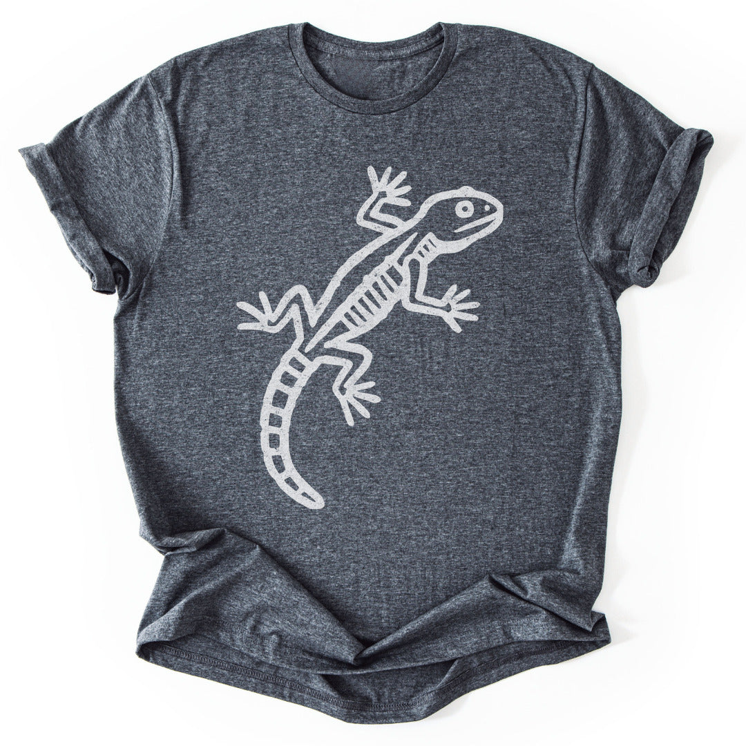 T-Shirt Dark Heather / S Lizard Petroglyph T-Shirt