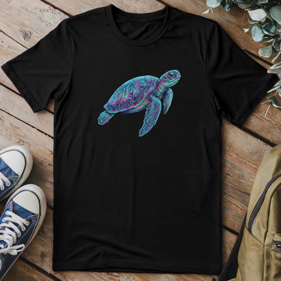 T-Shirt Black / S Cosmic Turtle Voyage T-Shirt