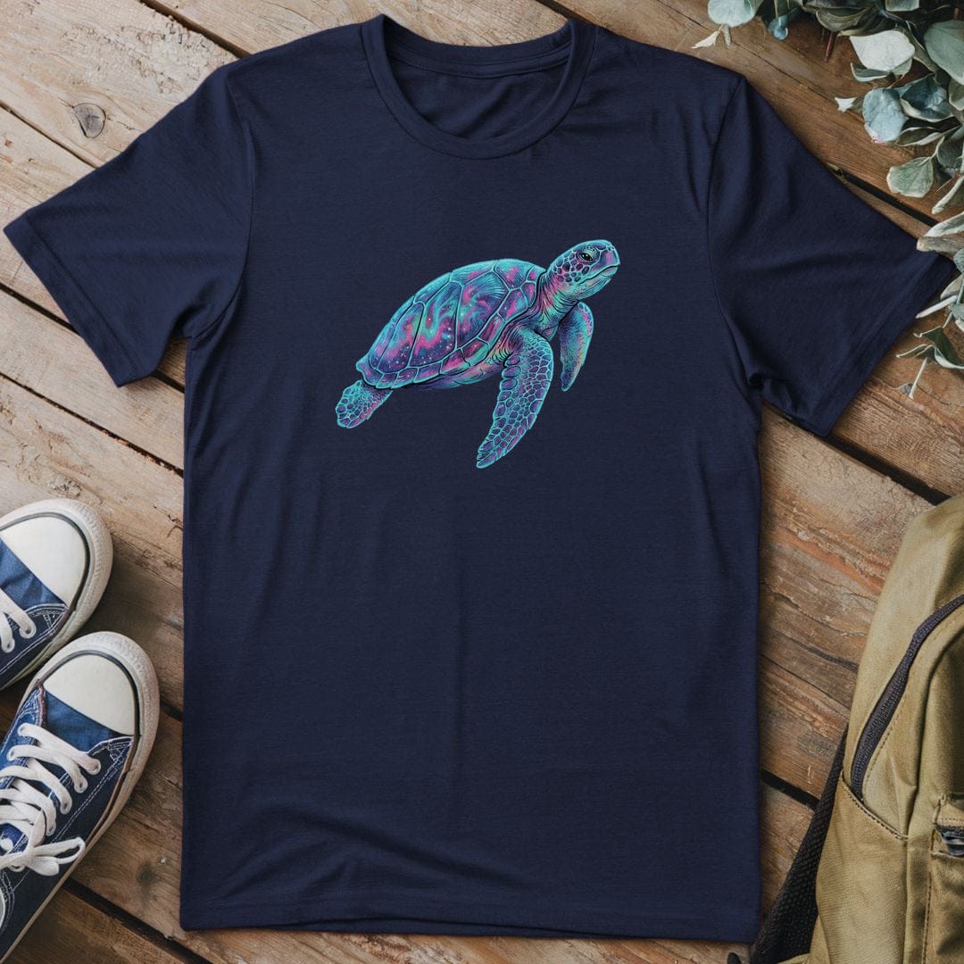 T-Shirt Navy / S Cosmic Turtle Voyage T-Shirt