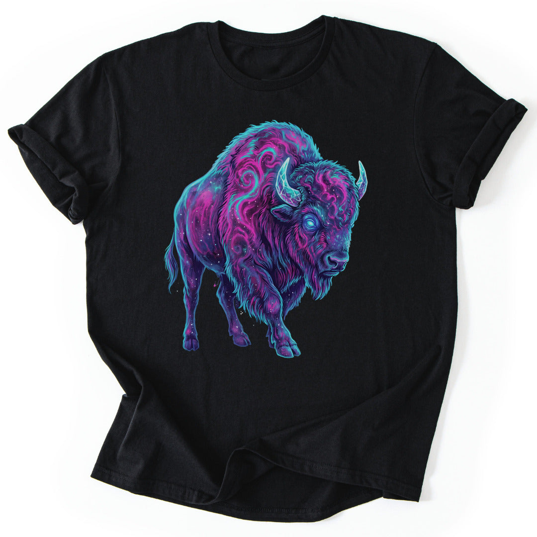 T-Shirt Black / S Cosmic Bison Dream T-Shirt