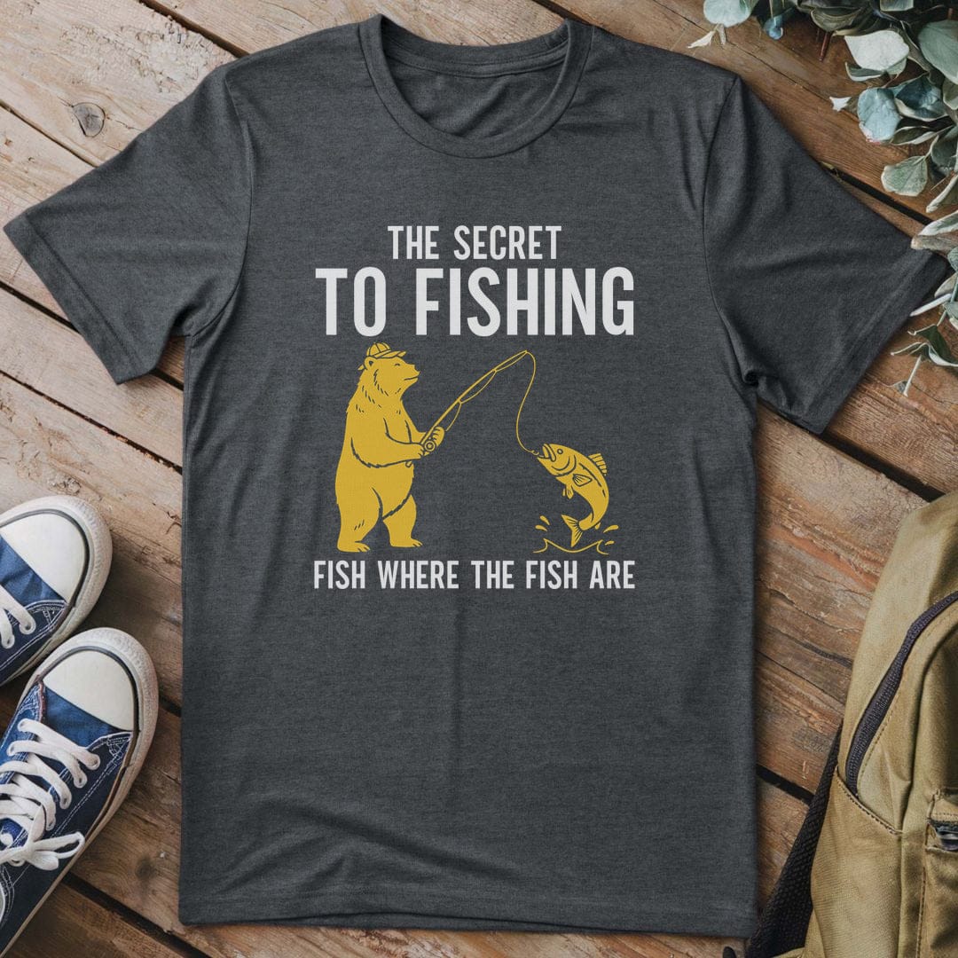 T-Shirt Dark Heather / S Fishing Wisdom T-Shirt