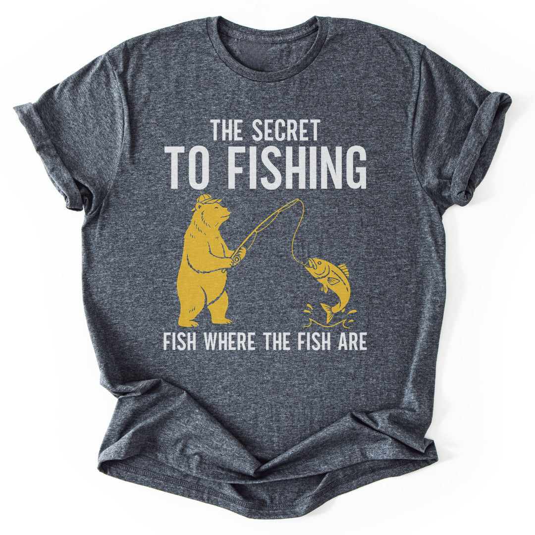 T-Shirt Dark Heather / S Fishing Wisdom T-Shirt