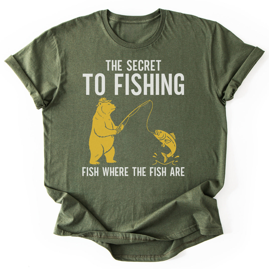 T-Shirt Military Green / S Fishing Wisdom T-Shirt