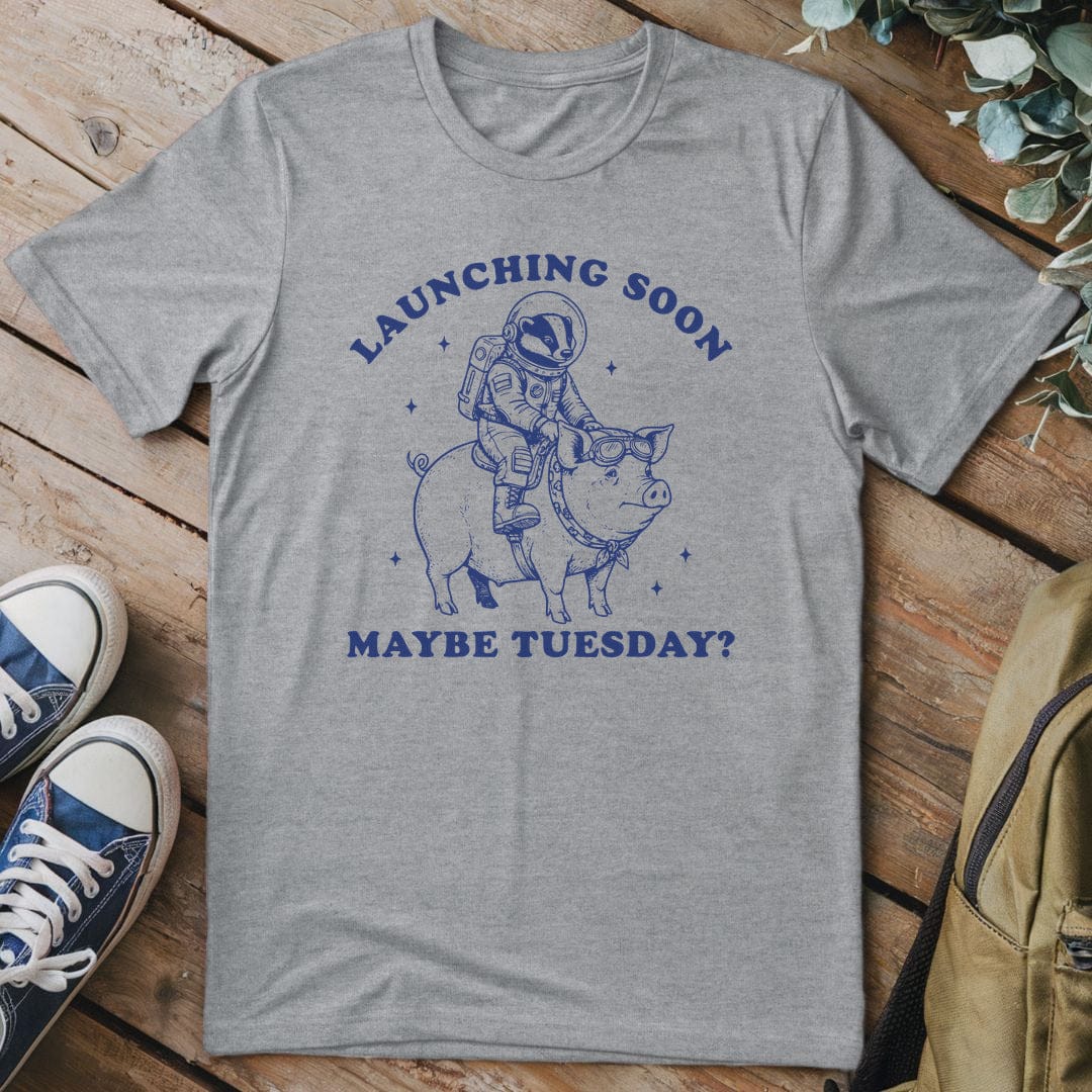 T-Shirt Sport Grey / S Space Pig Express T-Shirt