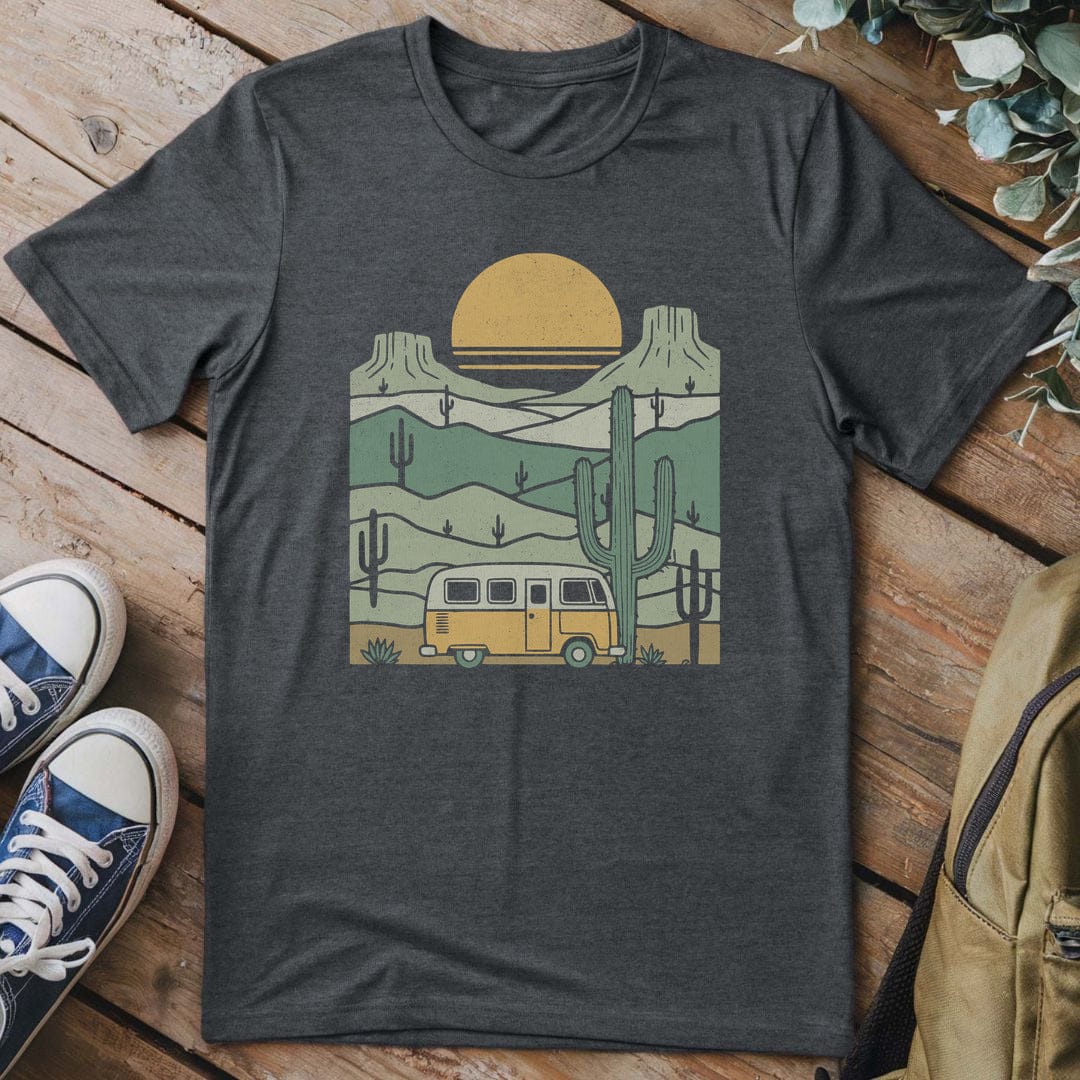 T-Shirt Dark Heather / S Desert Dreaming Road Trip T-Shirt