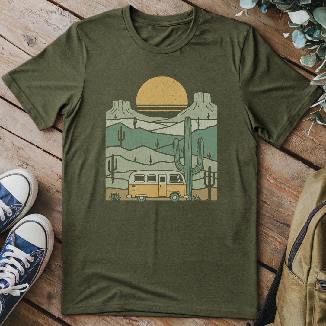 T-Shirt Military Green / S Desert Dreaming Road Trip T-Shirt