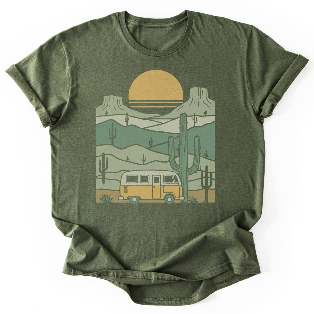 T-Shirt Military Green / S Desert Dreaming Road Trip T-Shirt
