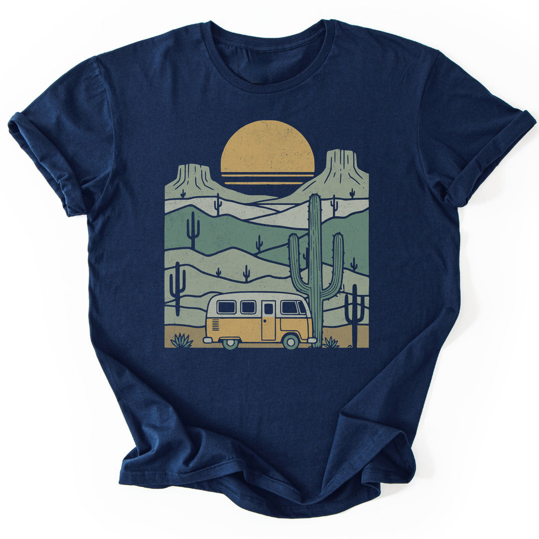 T-Shirt Navy / S Desert Dreaming Road Trip T-Shirt