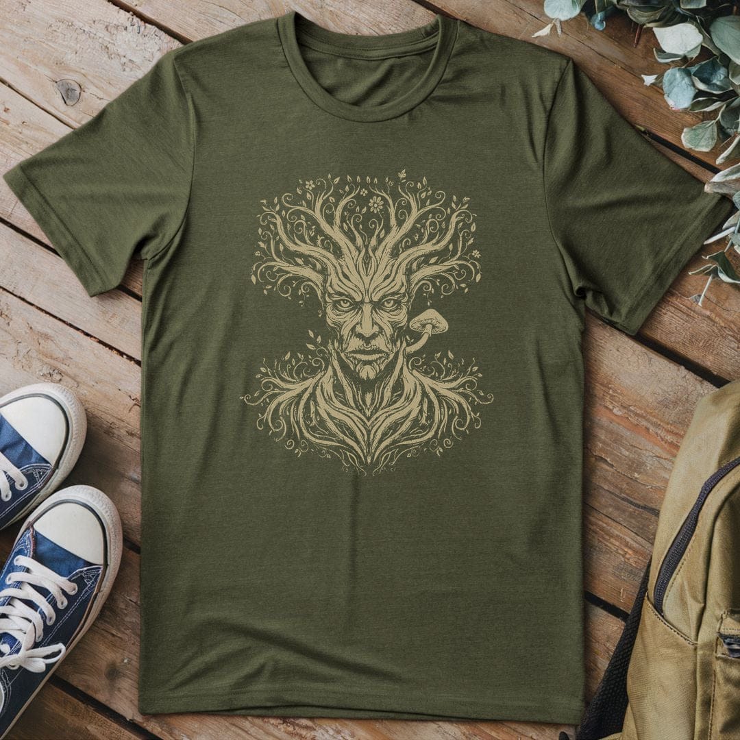 T-Shirt Military Green / S Forest Guardian Spirit T-Shirt