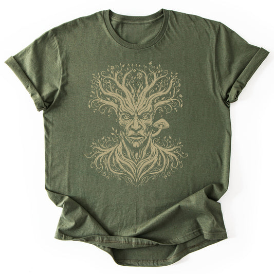 T-Shirt Military Green / S Forest Guardian Spirit T-Shirt