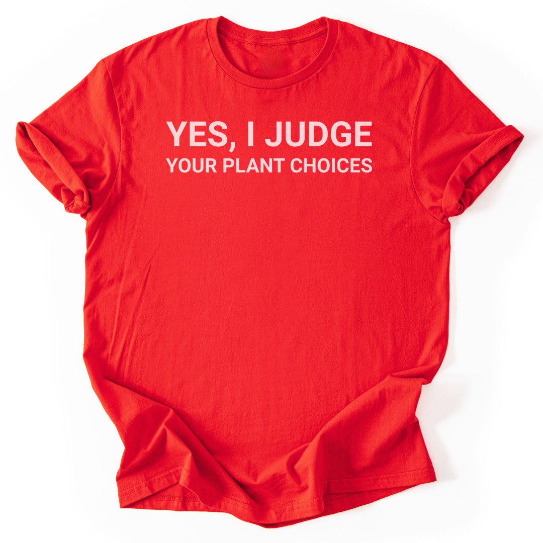 T-Shirt Red / S Plant Critic's Delight T-Shirt