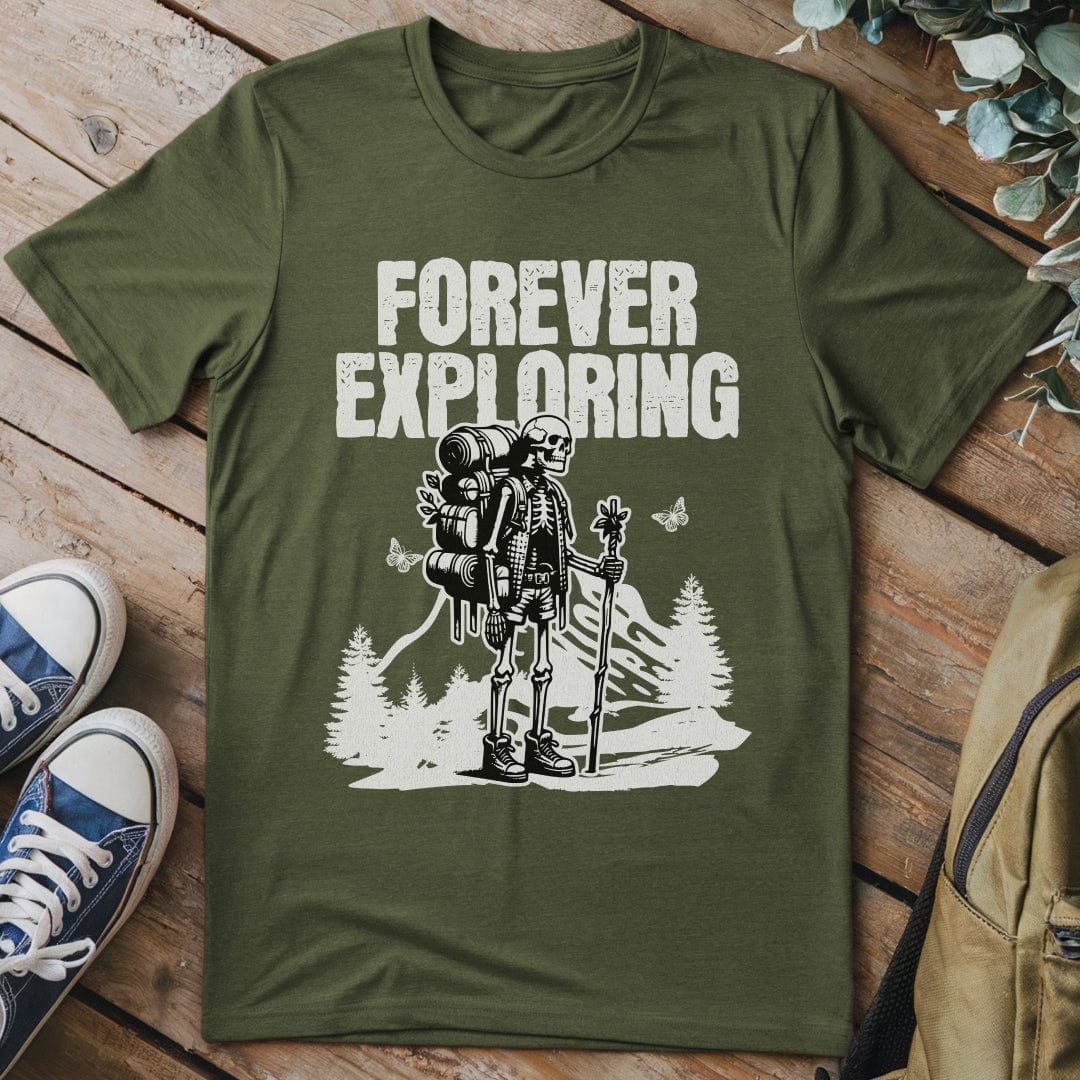 T-Shirt Military Green / S Forever Exploring T-Shirt