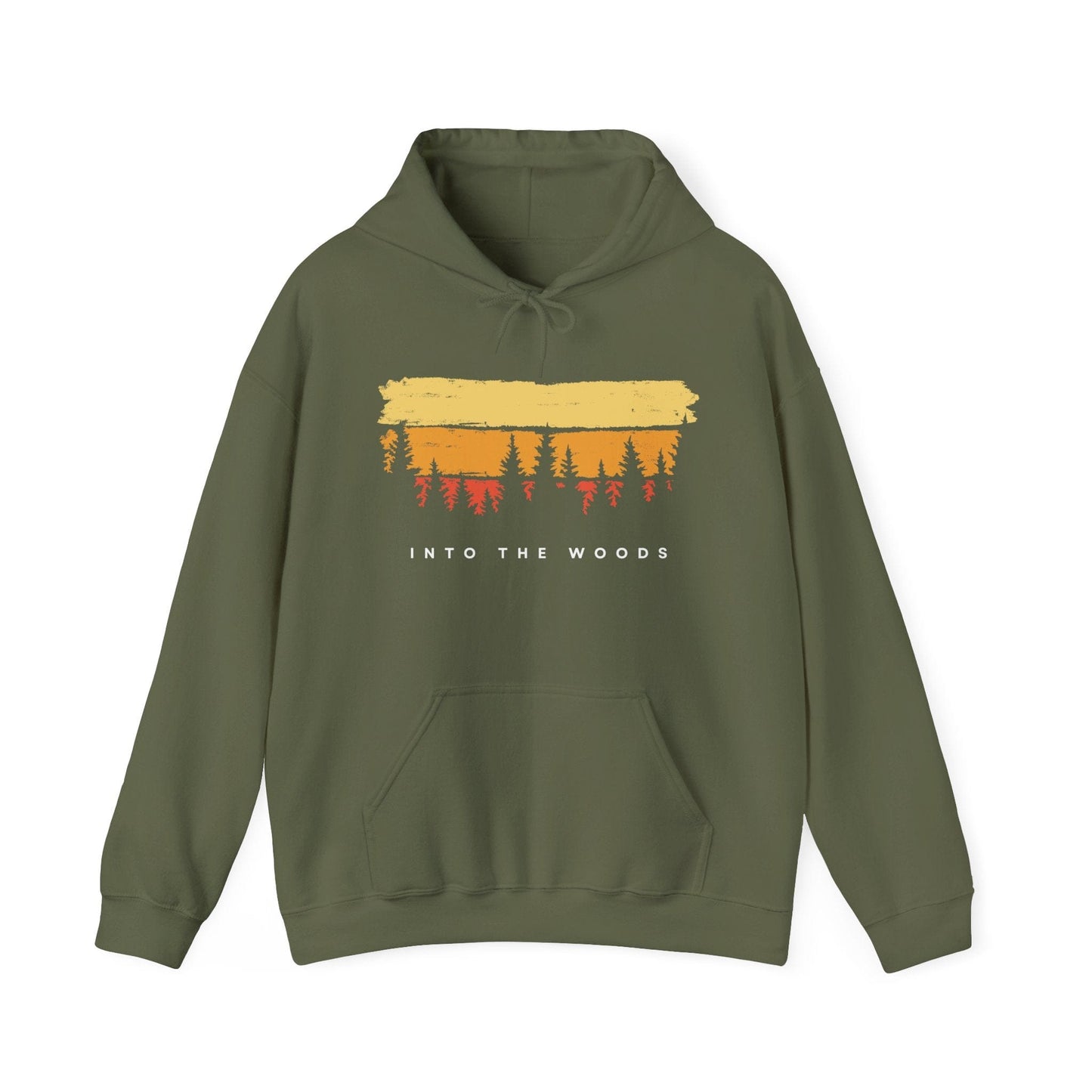Hoodie Military Green / S Into the Woods Sunset Hoodie
