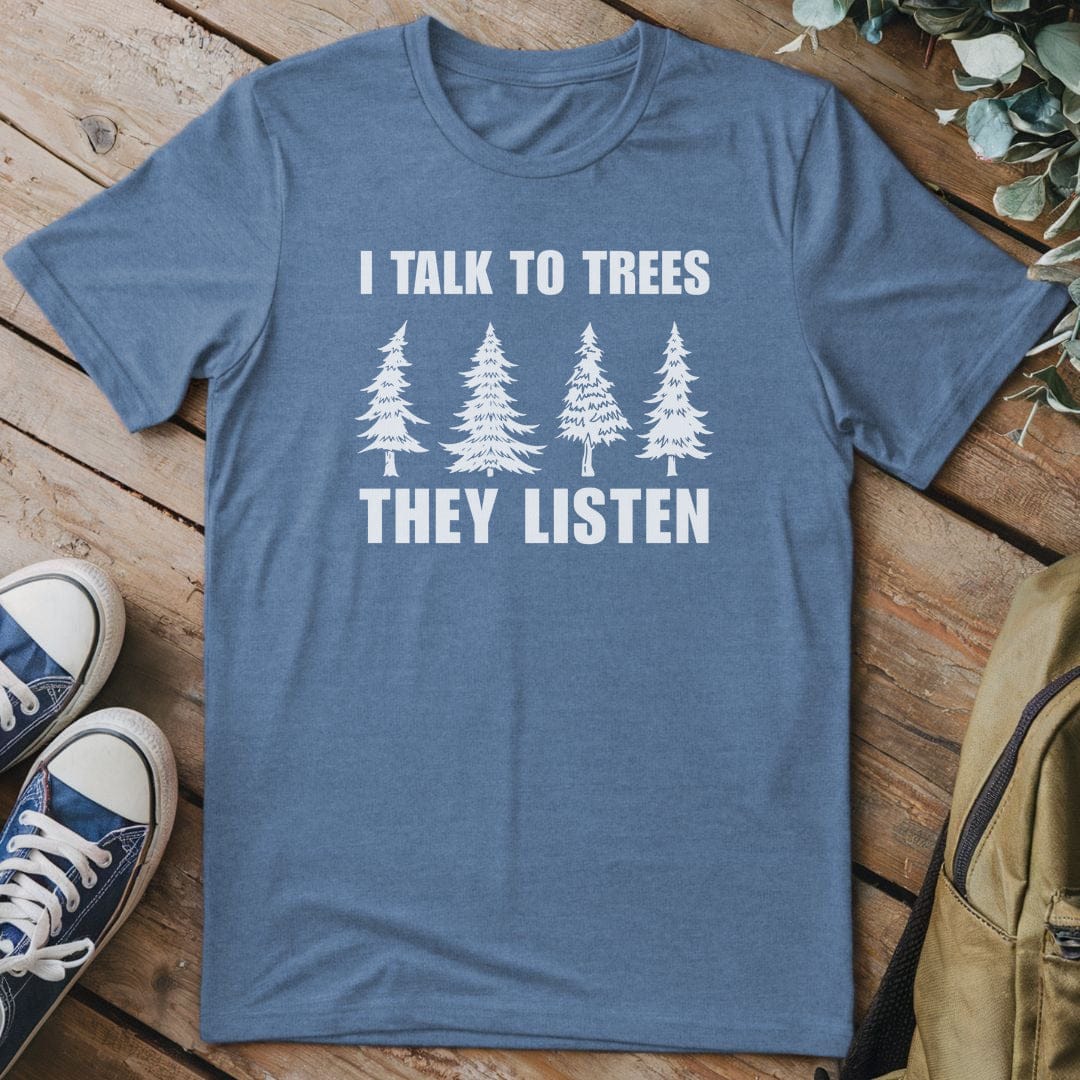 T-Shirt Heather Indigo / S Whispering Pines T-Shirt