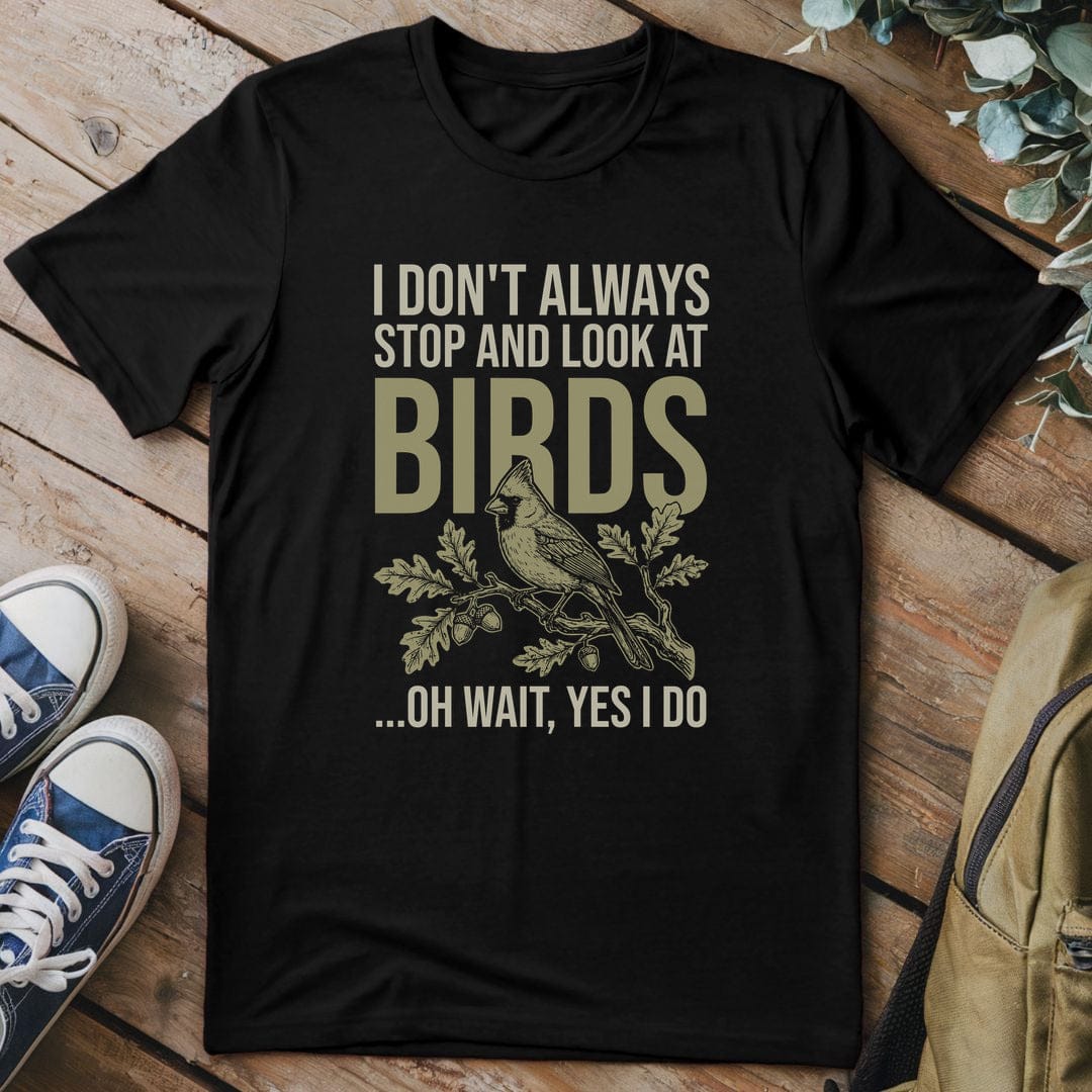 T-Shirt Black / S Stop for Birds T-Shirt
