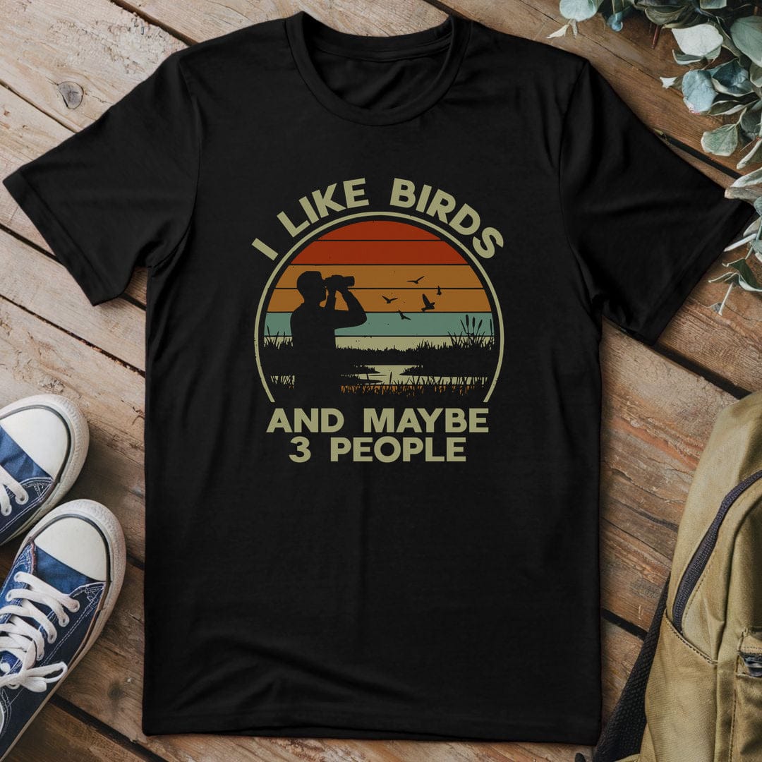 T-Shirt Black / S Bird Lover T-Shirt