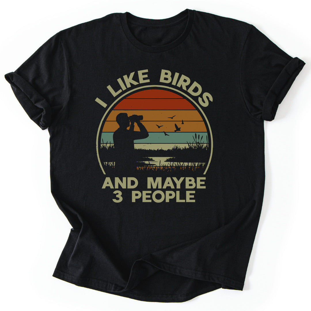 T-Shirt Black / S Bird Lover T-Shirt