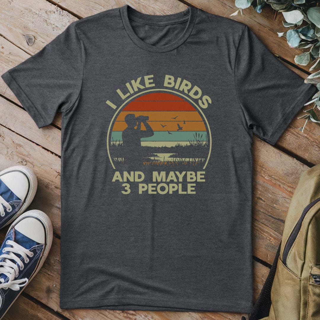 T-Shirt Dark Heather / S Bird Lover T-Shirt
