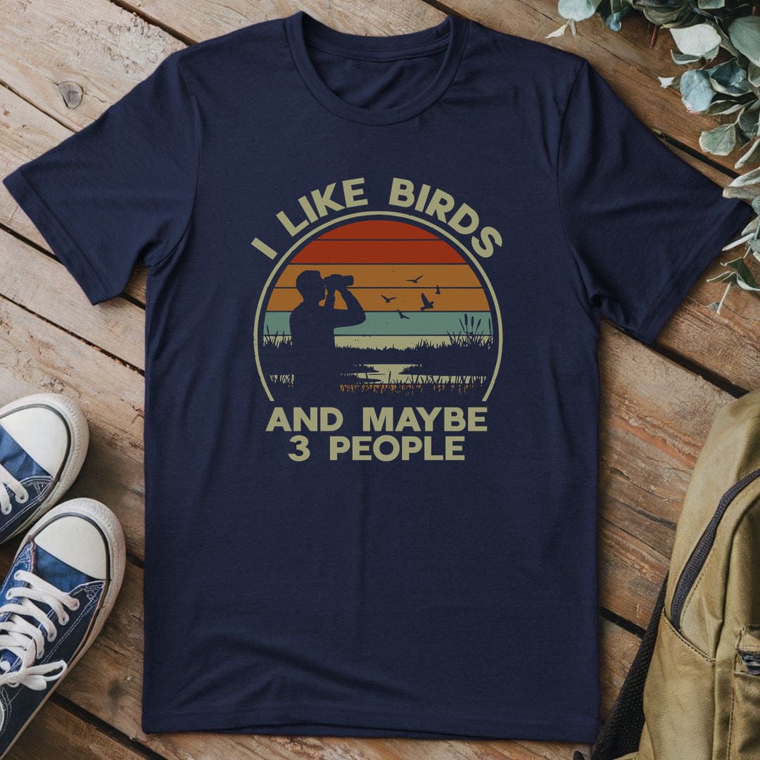 T-Shirt Navy / S Bird Lover T-Shirt