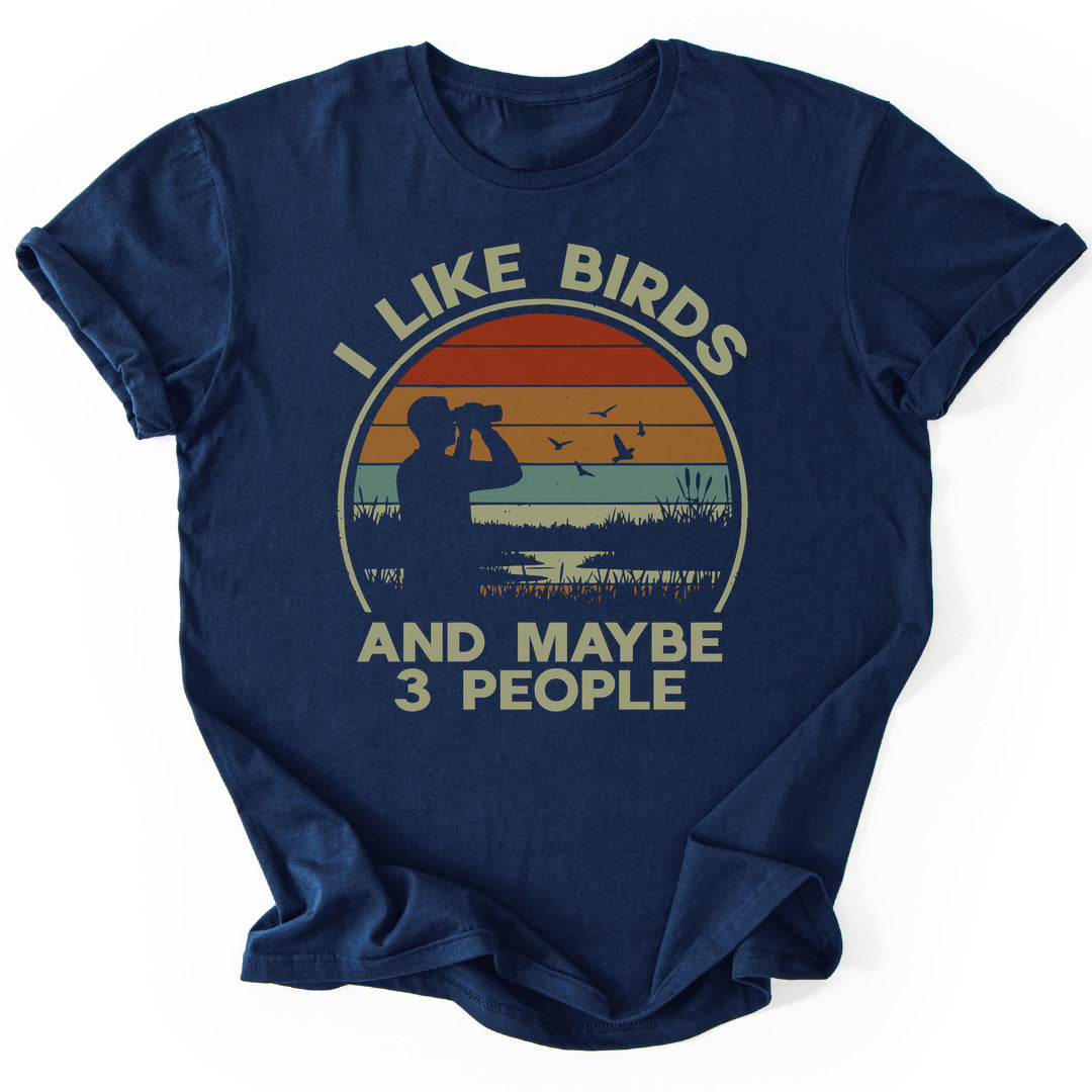 T-Shirt Navy / S Bird Lover T-Shirt
