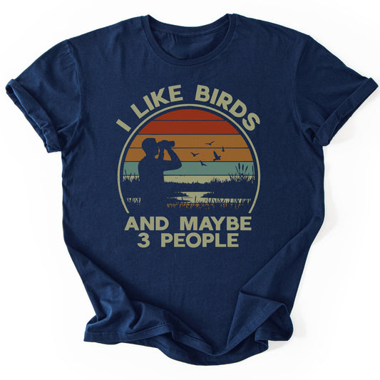 T-Shirt Navy / S Bird Lover T-Shirt