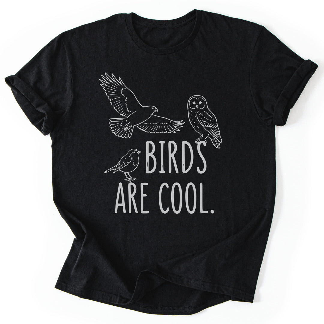 T-Shirt Black / S Birds Are Cool T-Shirt