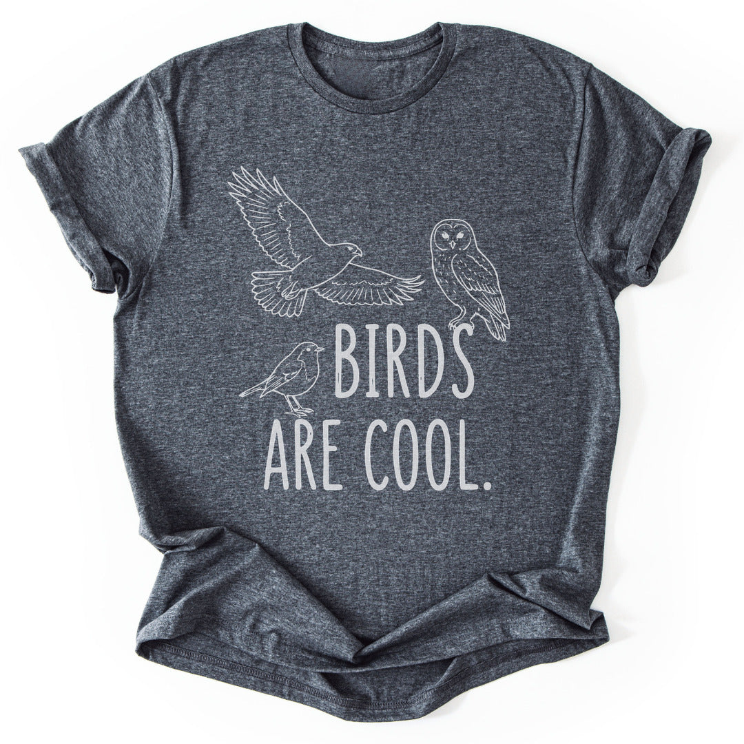 T-Shirt Dark Heather / S Birds Are Cool T-Shirt