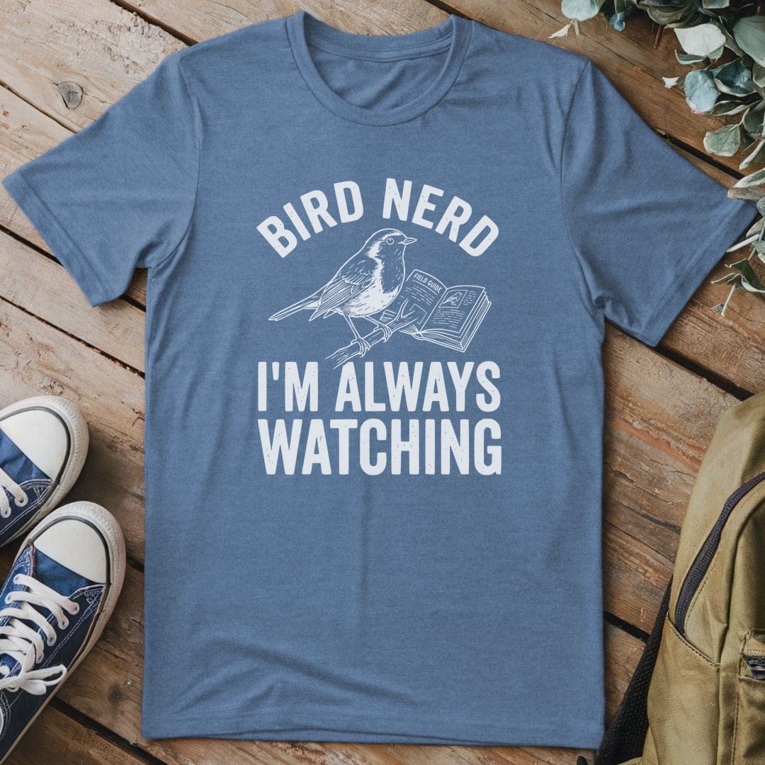 T-Shirt Heather Indigo / S Always Watching T-Shirt