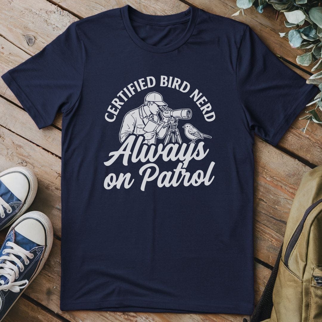 T-Shirt Navy / S Certified Bird Nerd T-Shirt