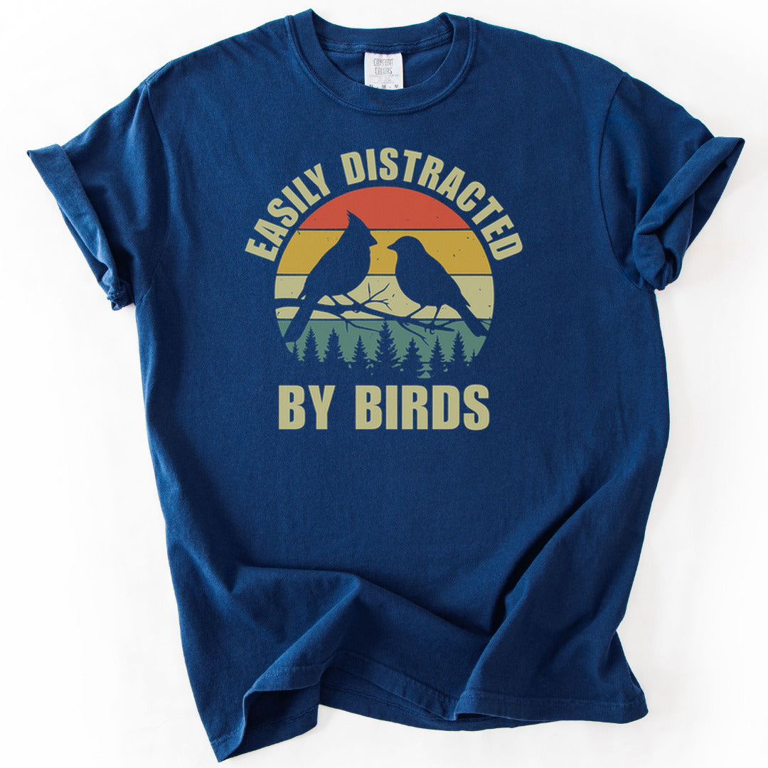 Birds Are Distracting Premium - True Navy