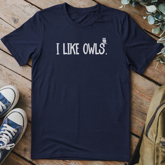 T-Shirt Navy / S I Like Owls T-Shirt