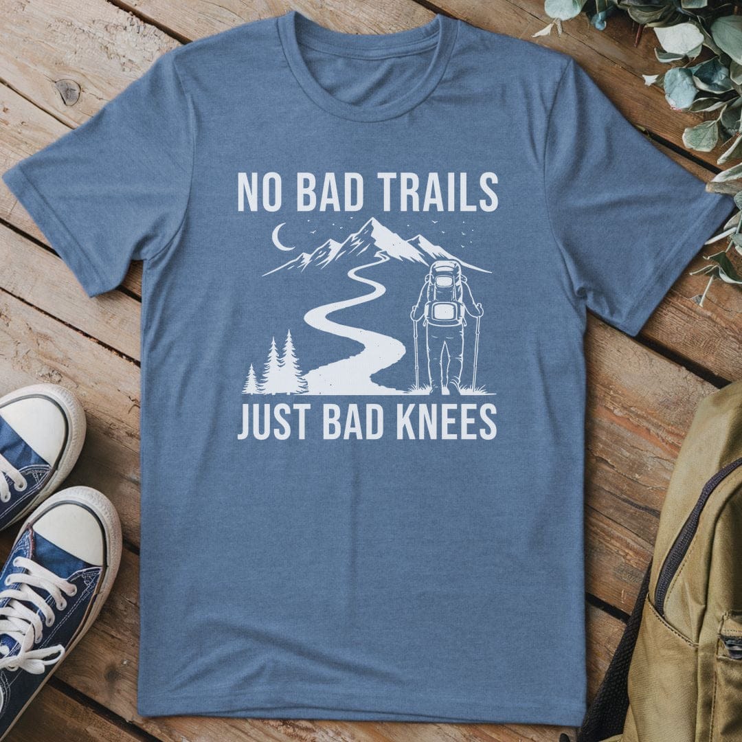 T-Shirt Heather Indigo / S No Bad Trails T-Shirt