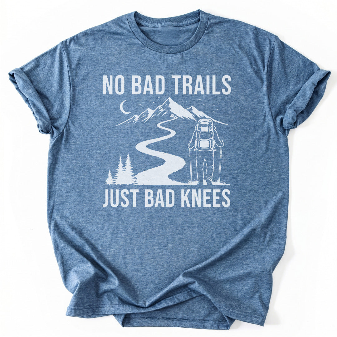 T-Shirt Heather Indigo / S No Bad Trails T-Shirt