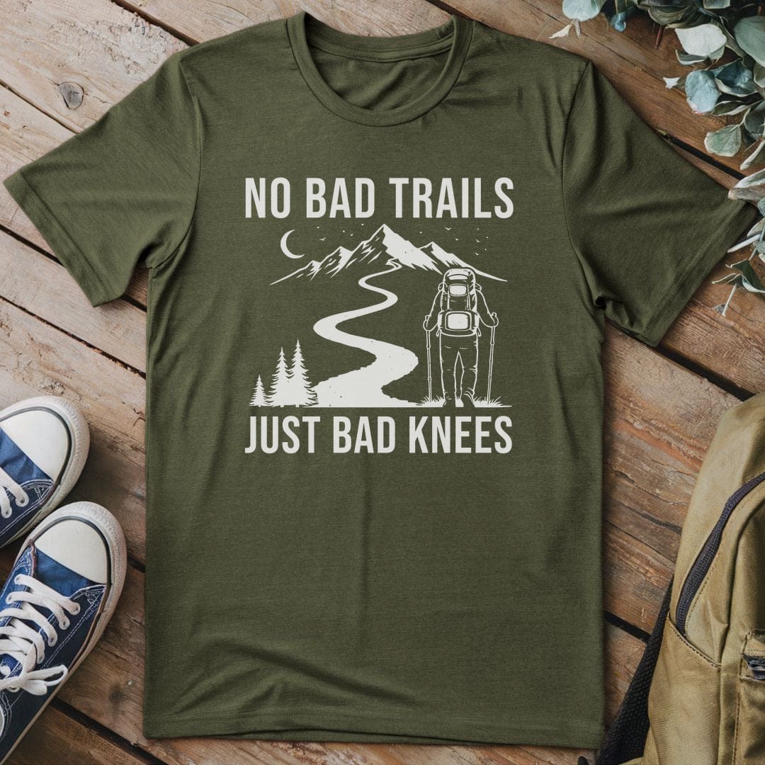 T-Shirt Military Green / S No Bad Trails T-Shirt