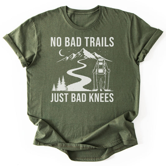 T-Shirt Military Green / S No Bad Trails T-Shirt