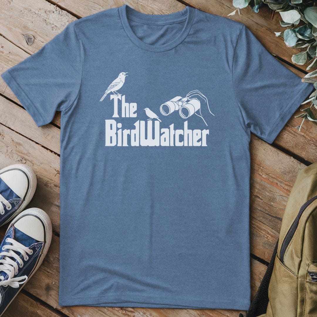 T-Shirt Heather Indigo / S The Bird WATCHER 2 T-Shirt