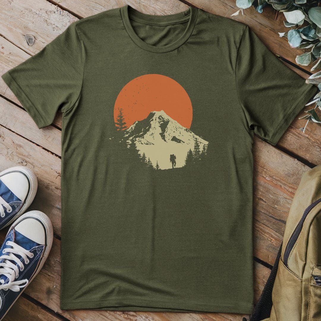 T-Shirt Military Green / S Sunset Ascent
