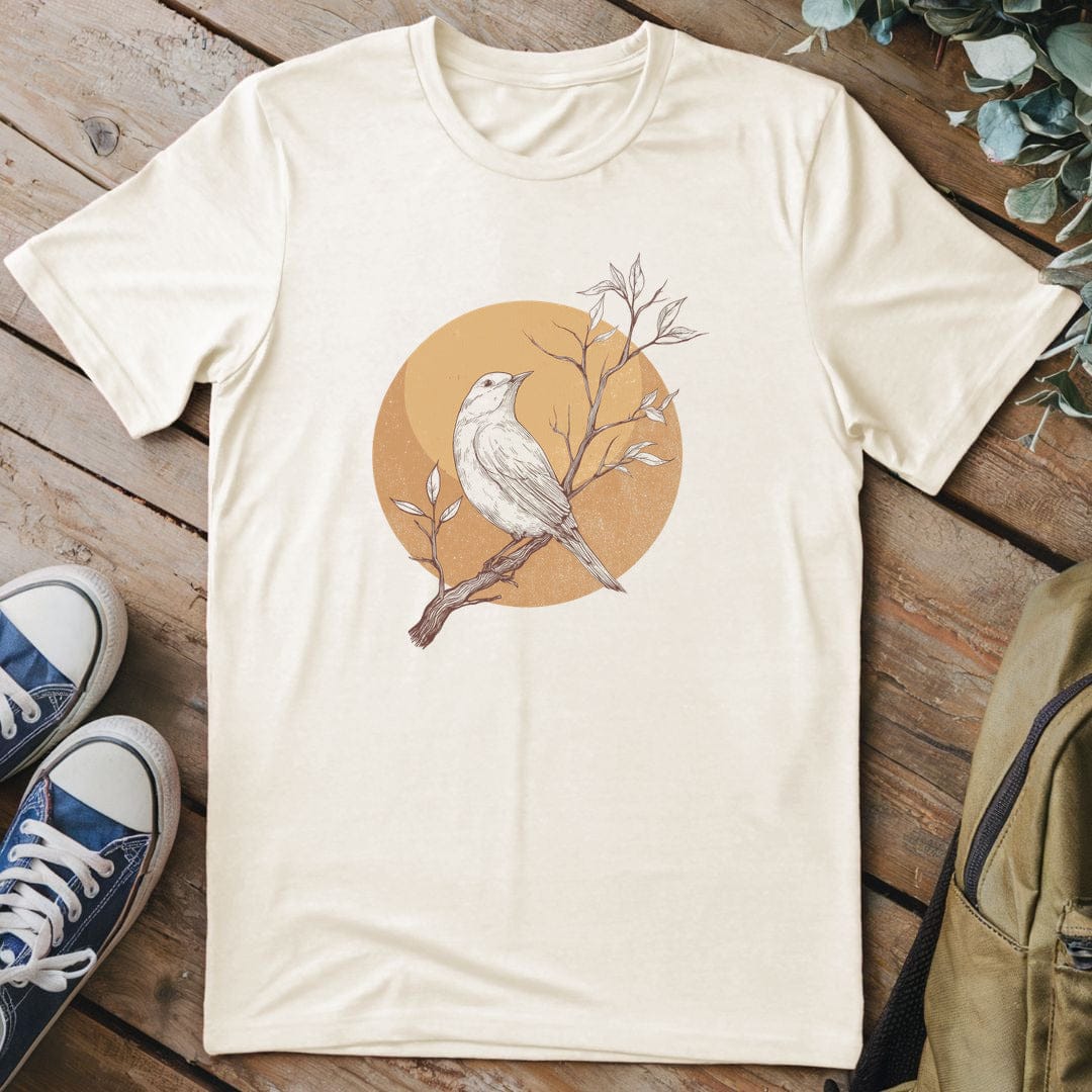 T-Shirt Natural / S Moonlit Perch