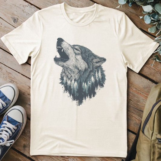 T-Shirt Natural / S Howling Forest Spirit