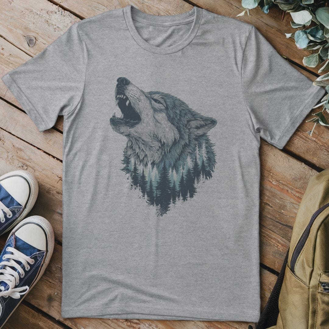 T-Shirt Sport Grey / S Howling Forest Spirit