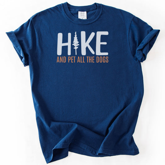 Hike And Pet All The Dogs Premium - True Navy