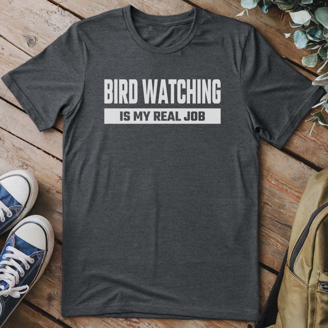 T-Shirt Dark Heather / S Feathered Focus
