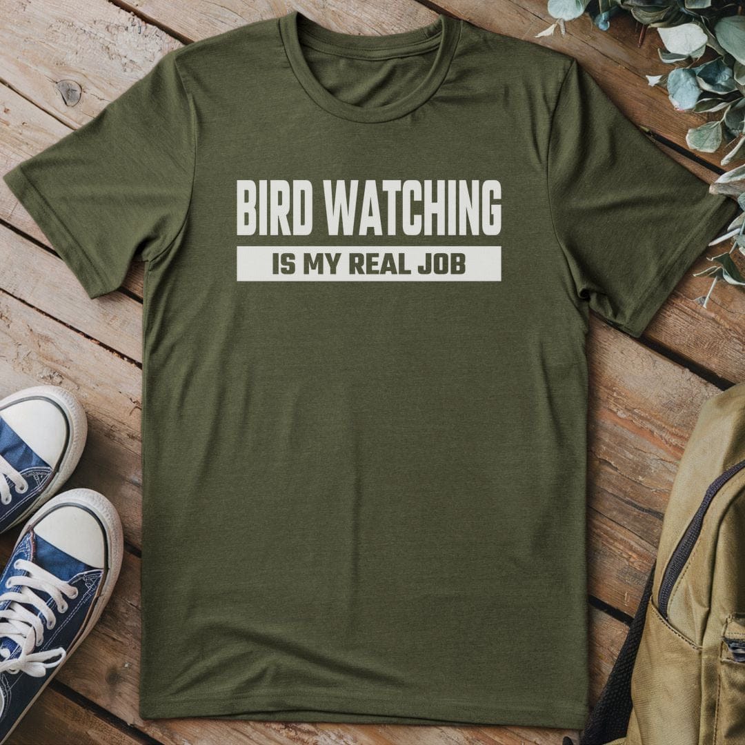 T-Shirt Military Green / S Feathered Focus