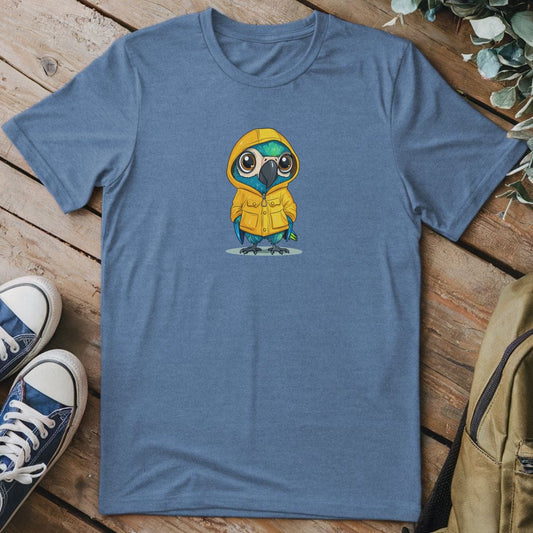 T-Shirt Heather Indigo / S Hooded Parrot Vibes