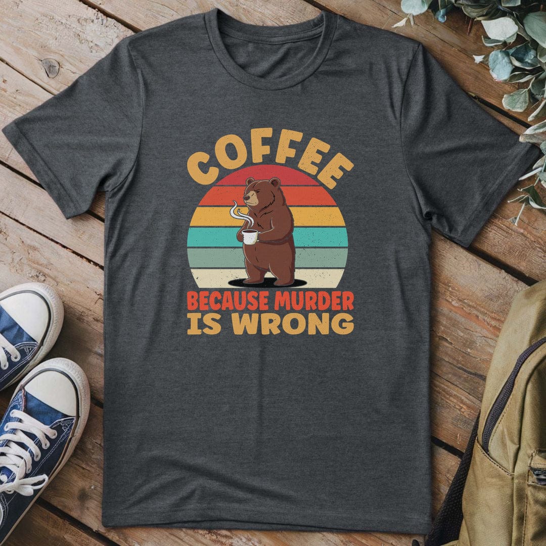T-Shirt Dark Heather / S Bear Brew Humor