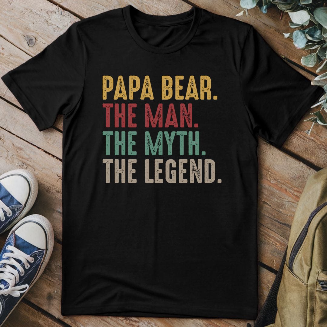 T-Shirt Black / S Papa Bear Chronicles