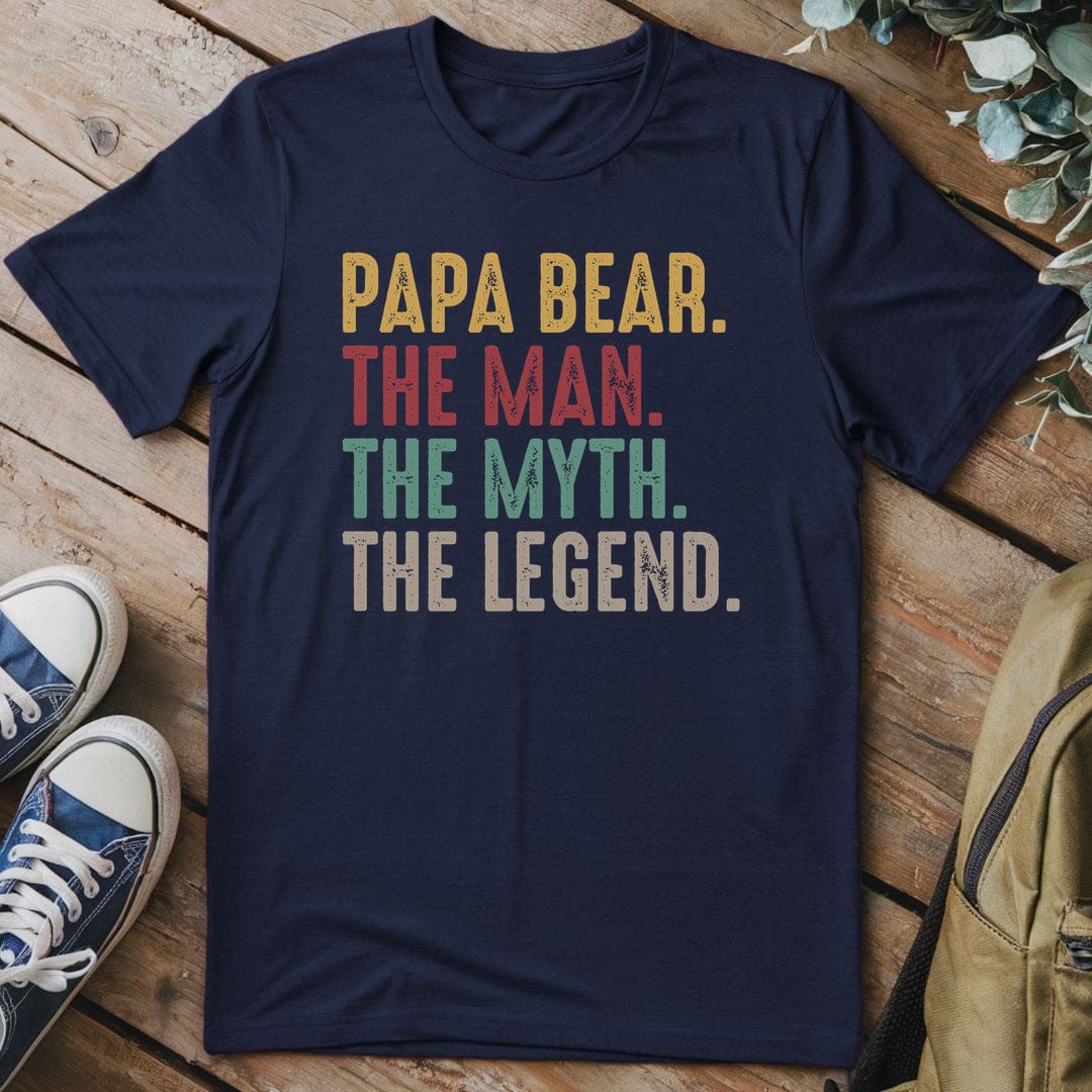 T-Shirt Navy / S Papa Bear Chronicles