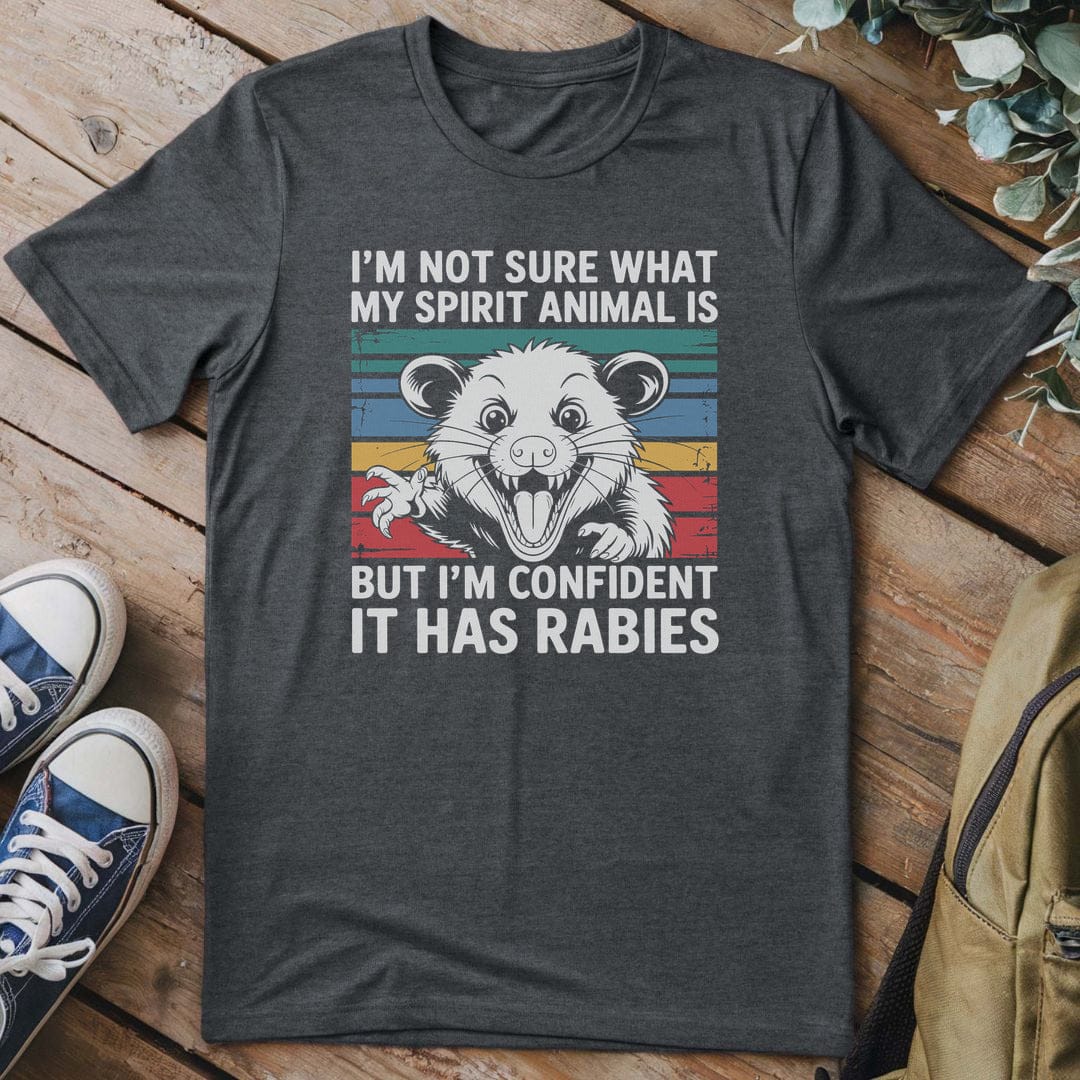 T-Shirt Dark Heather / S Rabid Spirit Vibes