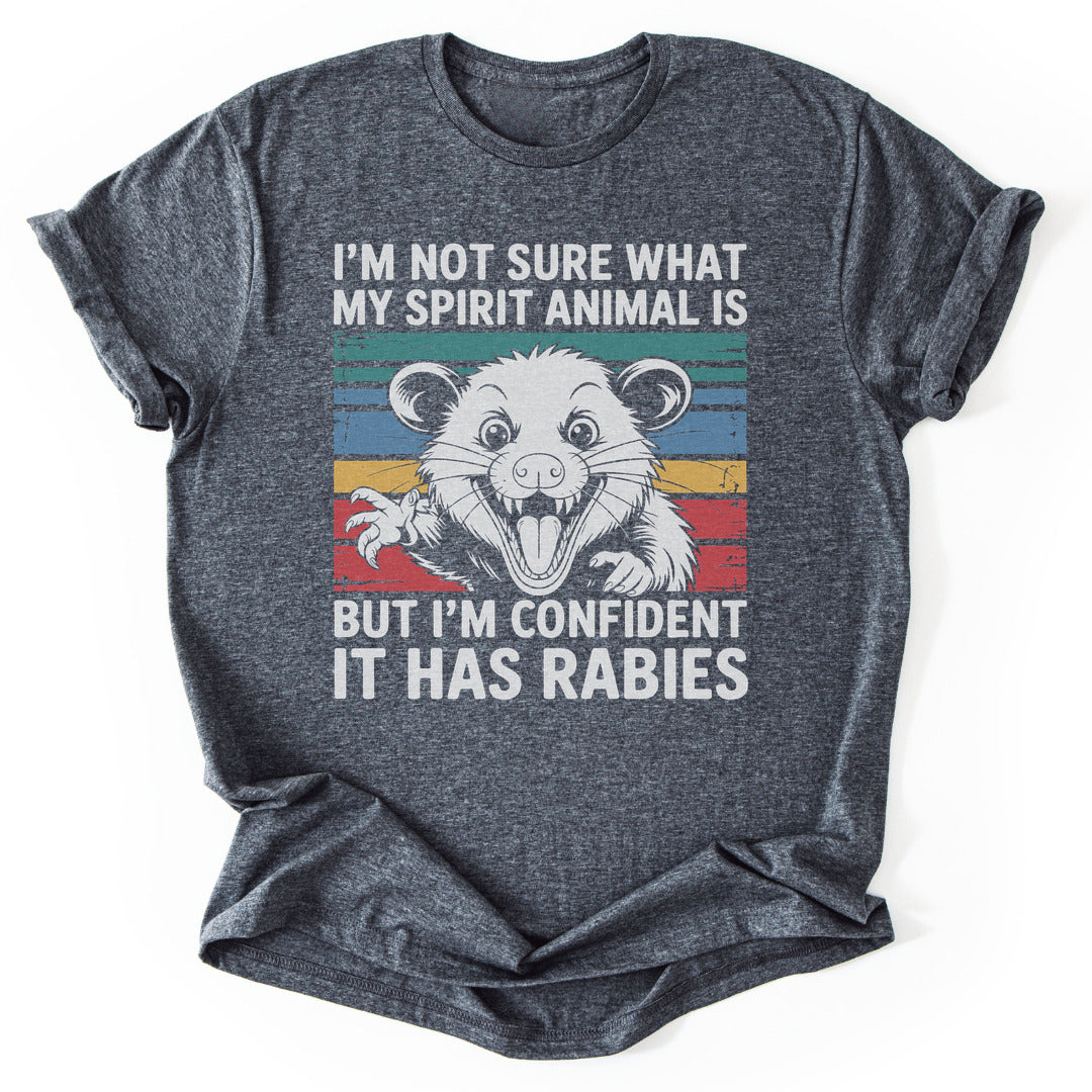 T-Shirt Dark Heather / S Rabid Spirit Vibes