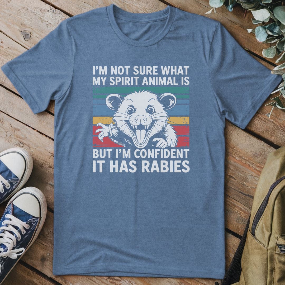 T-Shirt Heather Indigo / S Rabid Spirit Vibes
